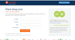 Desktop Screenshot of plant-shop.com